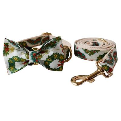 Butterfly Bow Metal Buckle Pet Collar