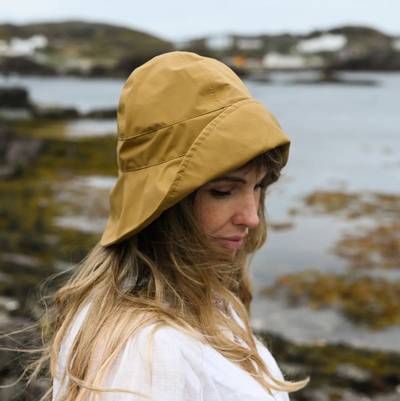 Adult Sou'wester Hat - Ocher