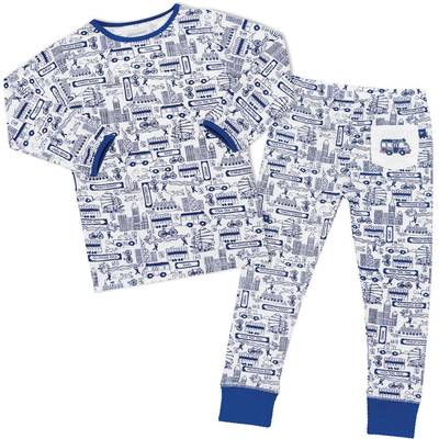 Bamboo long John Pyjamas - Busy Hong Kong