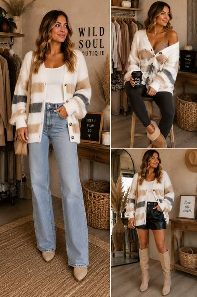 PREORDER: The Coffee Run Cardigan  8.24.26 OSYM