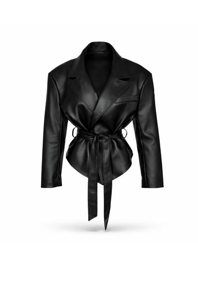 Faux Leather Moto Jacket