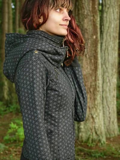 Busy Bee Hoodie w/ Flower of Life Print