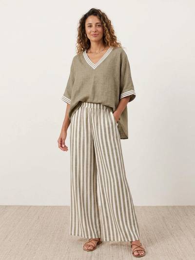 Striped Wide-Leg Co-Ord Set