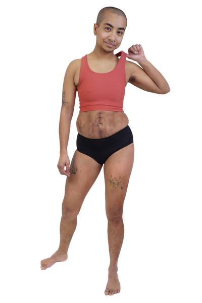 Reversible Lycra Soft Binder - Ember
