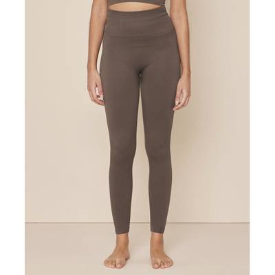 Soft Rib Seamless Legging - Coco Powder