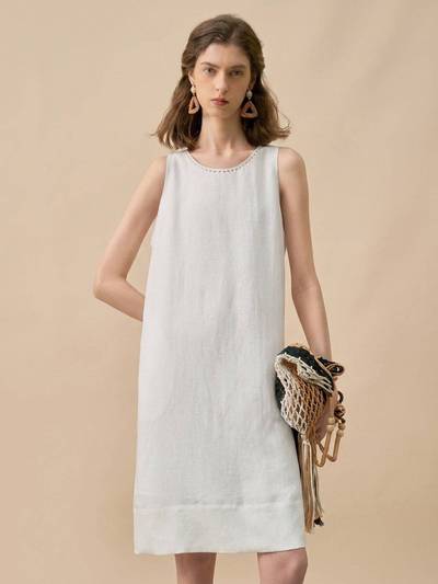 Linen Lyocell Blend Dress