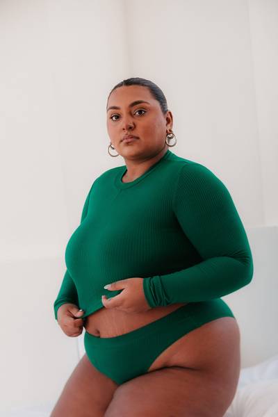 ALMEDA LONG SLEEVE TOP - Gem