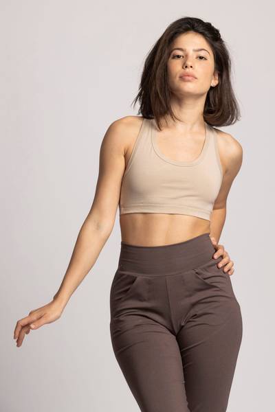 I'mPerfect Organic Cotton Racer-Back Bra 50%off