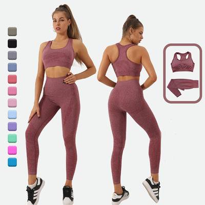 2-Piece Seamless Yoga Set for Women
