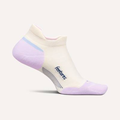 Feetures Unisex Elite Max Cushion No Show Tab Lilac Breeze
