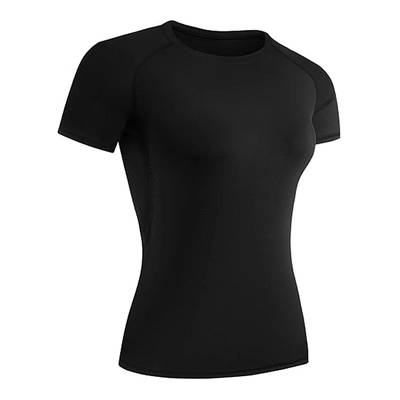 Women’s Compression Workout Shirt Quick Dry Stretchy Athletic Yoga Running T-Shirt