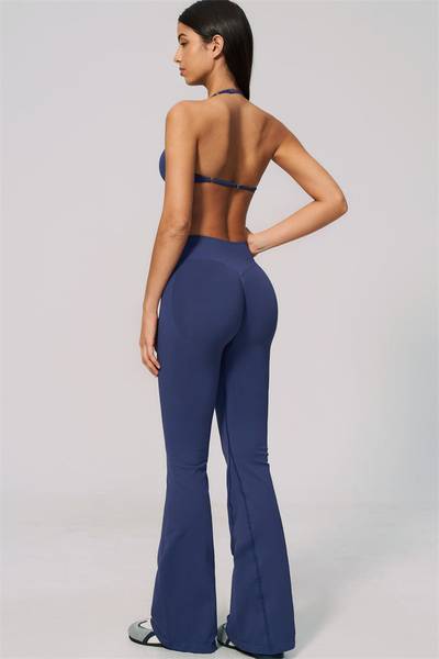 The Velvetine Sports Bra Flared Leggings 2-Piece Set