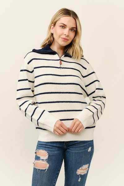 Cielo Womens Knit Zip Up Sweater - SW4570