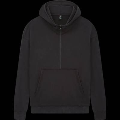 Unisex Half Zip Hoodie with Soft Organic Cotton in 4 Colours
