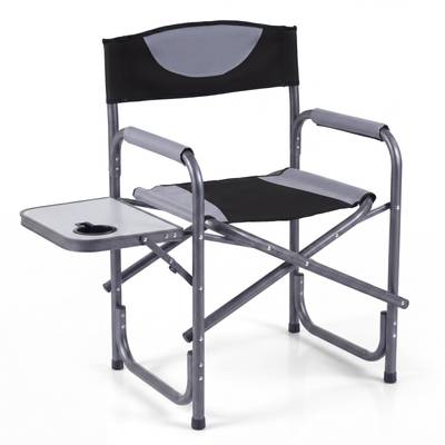 Goplus Folding Camping Chair Lightweight Directors Lawn Chair | Max Load 400LBS