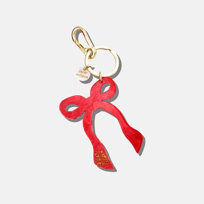 Red Bow Bag Charm