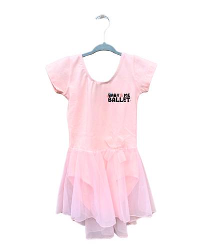 Short Sleeve Leotard With Attached Skirt Baby and Me