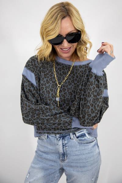 Wild Side Open Back Pullover