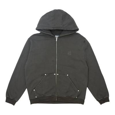 Hoddle HDL Monogram Zip Hood Black