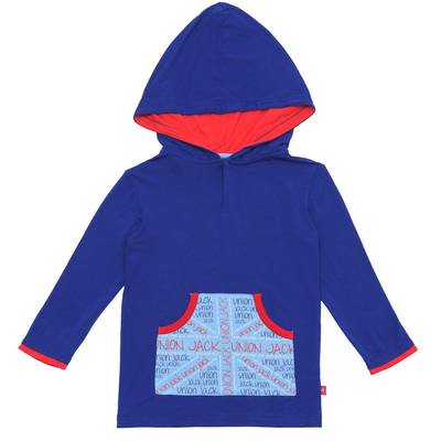 Bamboo hoodie-Charlie's Union jack