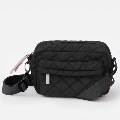 Black Quilted Crossbody Bag
