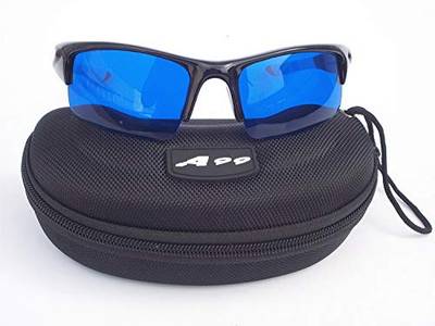 A99 Golf E-BW Golf Ball Finder Glasses with Moulded Case Great gift for Golfer! (Not Used for Sunglasses)