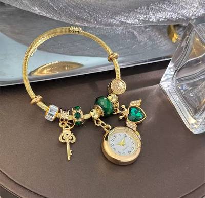 Vintage Charm Bracelet Watch