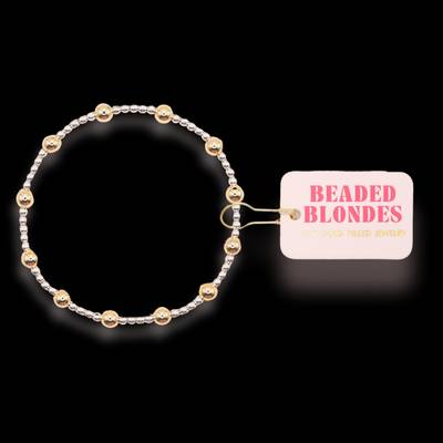 Lively Bracelet in Silver with Gold