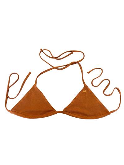 TIE ME UP BIKINI TOP, TAN