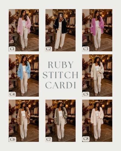 PREORDER: Ruby Stitch Cardi RERUN 8.24.26 OSYM